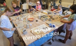 Ferien(s)pass 2024: Töpfern - Kreatives aus Ton gestalten 