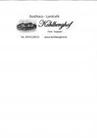 Kohlberghof Suppan Gasthaus-Landcafe